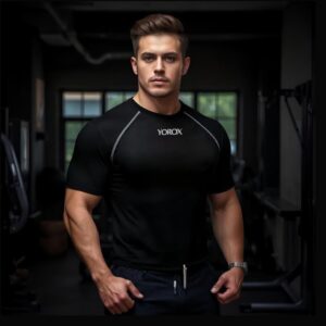 YOROX half sleeves compression T-Shirt